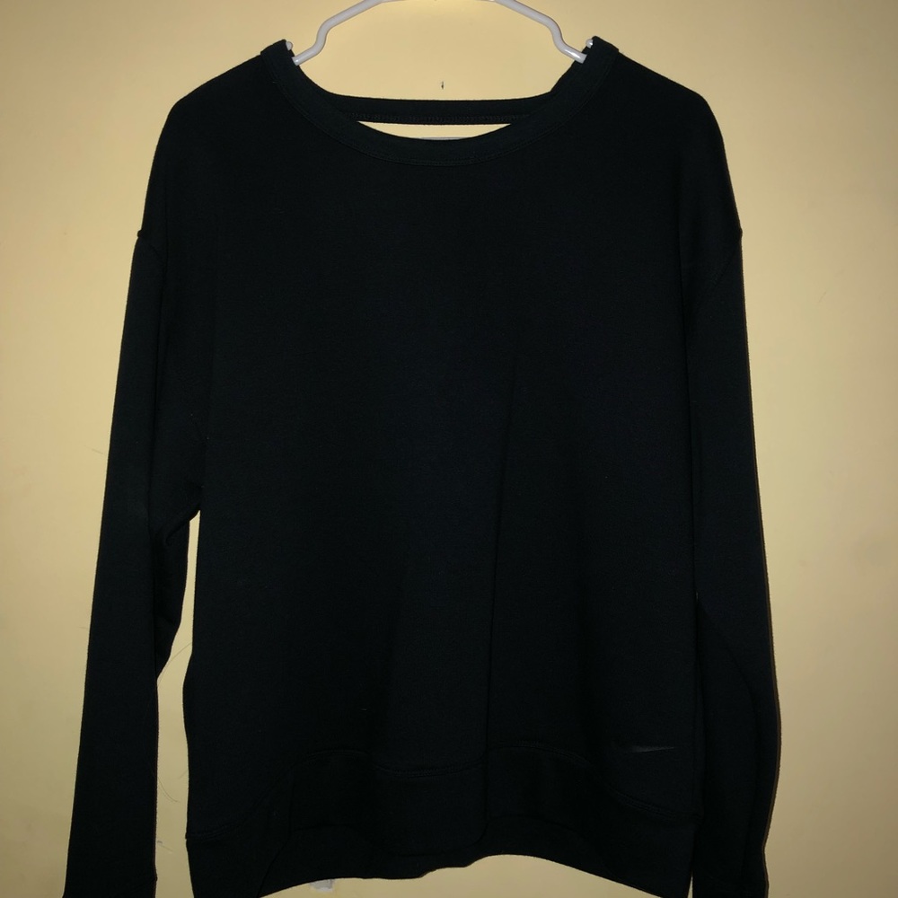 nike crewneck with cutout back